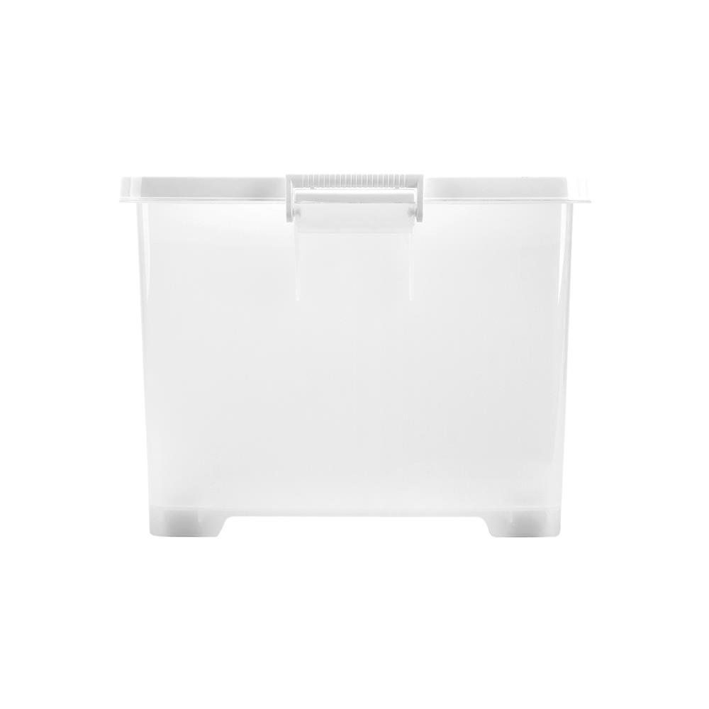 กล่องเก็บของ 75 ลิตร STACKO 5114 สีขาว