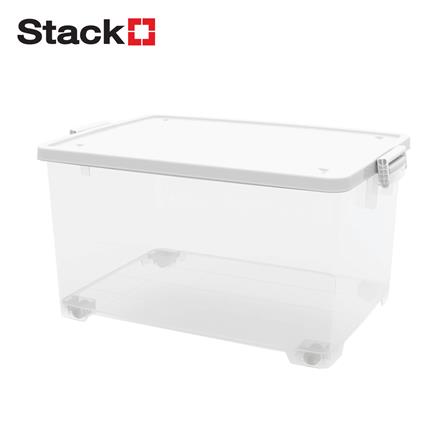 กล่องเก็บของ 75 ลิตร STACKO 5114 สีขาว_0
