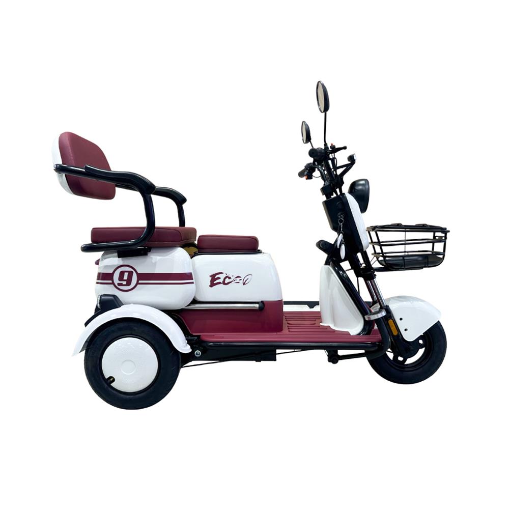 จักรยานไฟฟ้า 3 ล้อ EM EM9 สีขาว/แดง