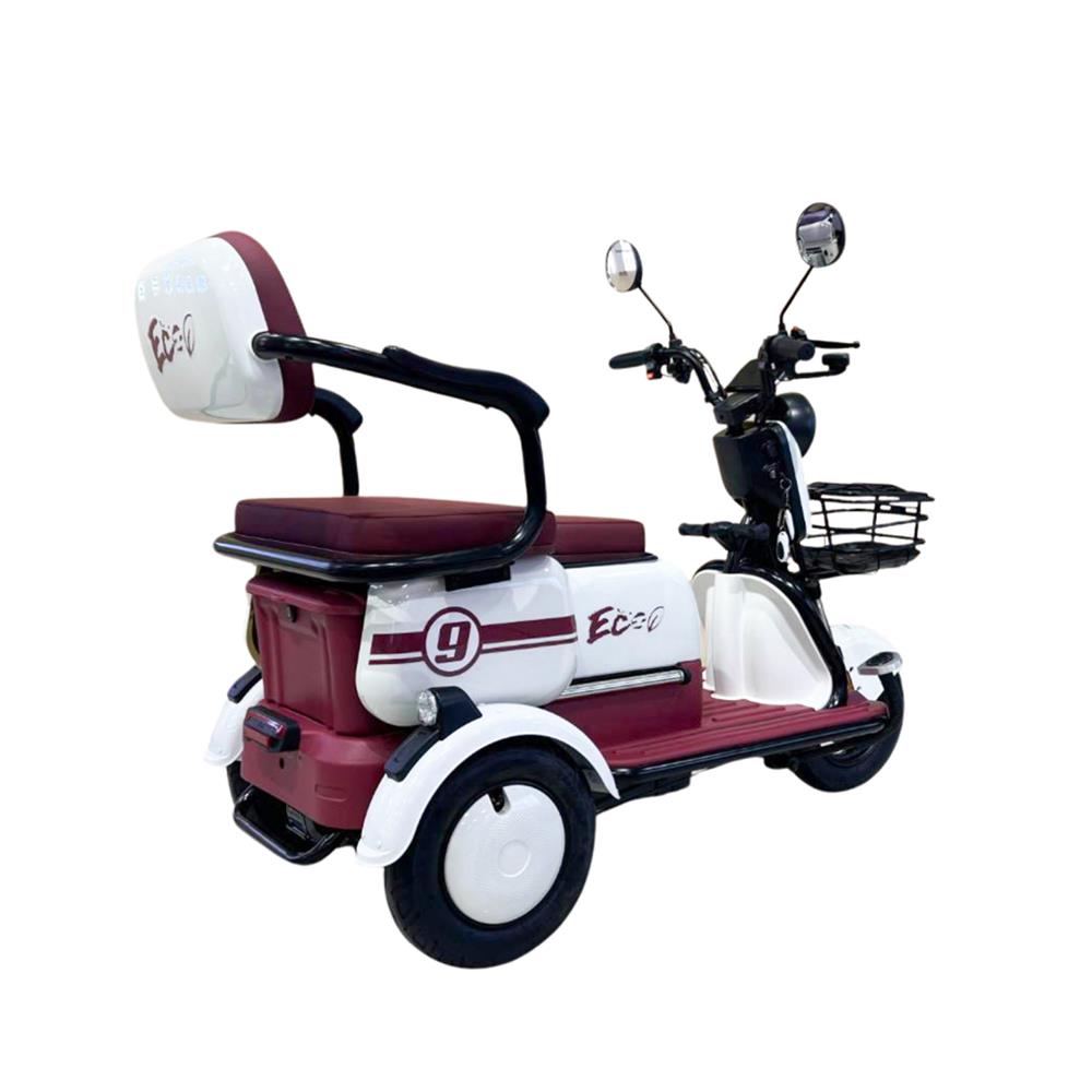 จักรยานไฟฟ้า 3 ล้อ EM EM9 สีขาว/แดง