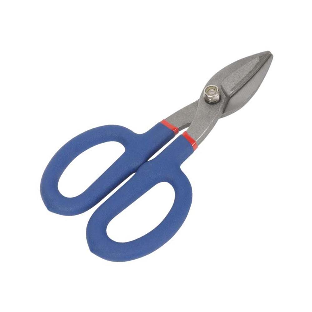 กรรไกรตัดแผ่นโลหะแบบตัดตรง WORKPRO 10 นิ้ว สีน้ำเงิน