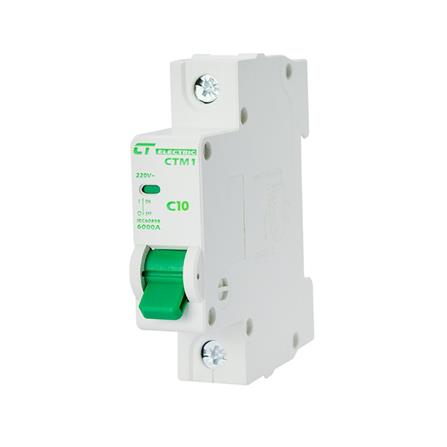 เบรกเกอร์ 10 แอมป์ 1 โพล CT ELECTRIC CTM1-63C_0