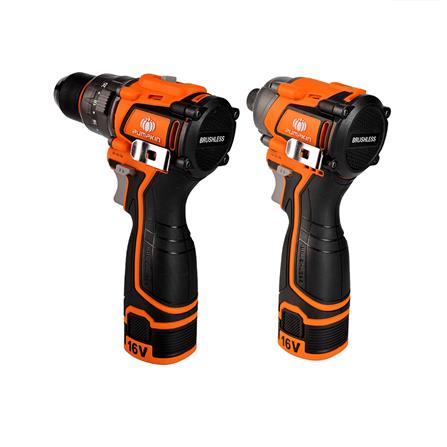 ชุดสว่านไร้สาย (พร้อมแบตเตอรี่และแท่นชาร์จ) PUMPKIN 50467 EC-16IMDID-202CK 16 โวลต์_1