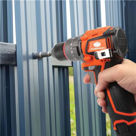 ชุดสว่านไร้สาย (พร้อมแบตเตอรี่และแท่นชาร์จ) PUMPKIN 50467 EC-16IMDID-202CK 16 โวลต์_6