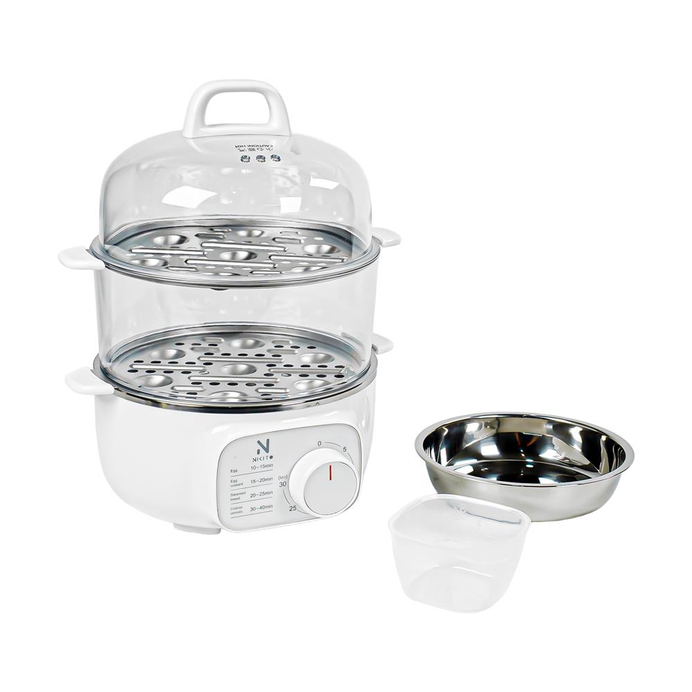 เครื่องนึ่งไข่ NIKITO NK-EMK03 สีขาว