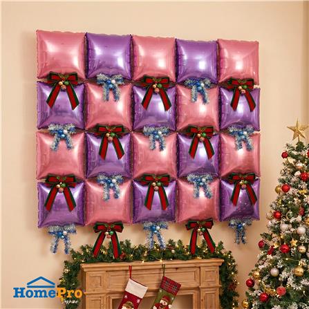 ลูกโป่งฟอยล์ทรงสี่เหลี่ยม SNAZZ 11 นิ้ว สีชมพู-ม่วง_1