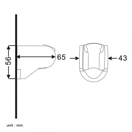 ขอแขวนฝักบัว RASLAND G722-G3366_1