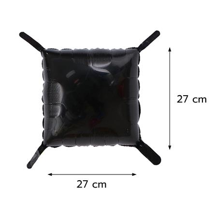 ลูกโป่งฟอยล์ทรงสี่เหลี่ยม SNAZZ 11 นิ้ว สีทอง-ดำ_2