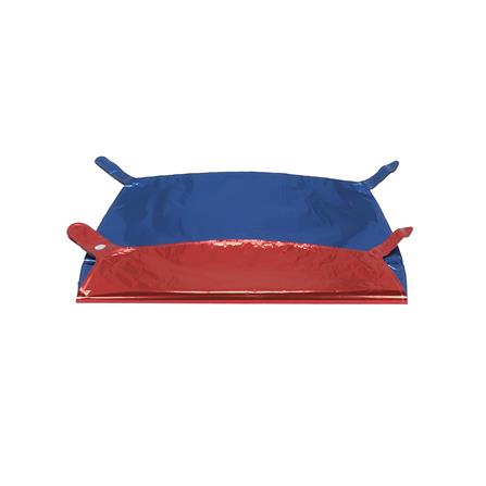 ลูกโป่งฟอยล์ทรงสี่เหลี่ยม SNAZZ 11 นิ้ว สีแดง-น้ำเงิน_1