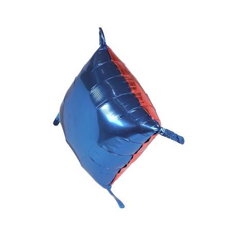 ลูกโป่งฟอยล์ทรงสี่เหลี่ยม SNAZZ 11 นิ้ว สีแดง-น้ำเงิน_2