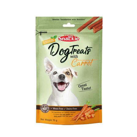 ขนมสุนัข SNACKIE DOG TREATS CARROT 70 ก._0