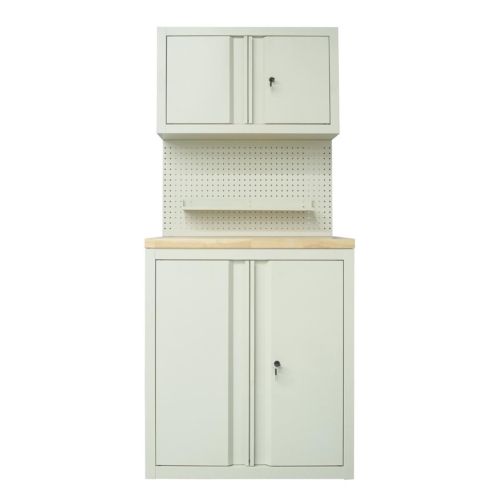 ตู้เหล็ก + WORK STATION FURDINI BROOK 80 ซม. สี WOOD/IVORY