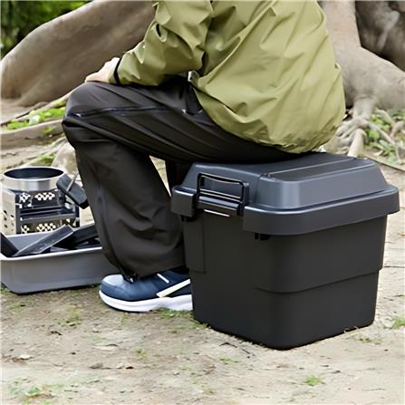 กล่องเครื่องมือ DIY TRUSCO BLKC-20 20 ลิตร สีดำ_2