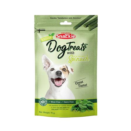 ขนมสุนัข SNACKIE DOG TREATS SPINACH 70 ก._0