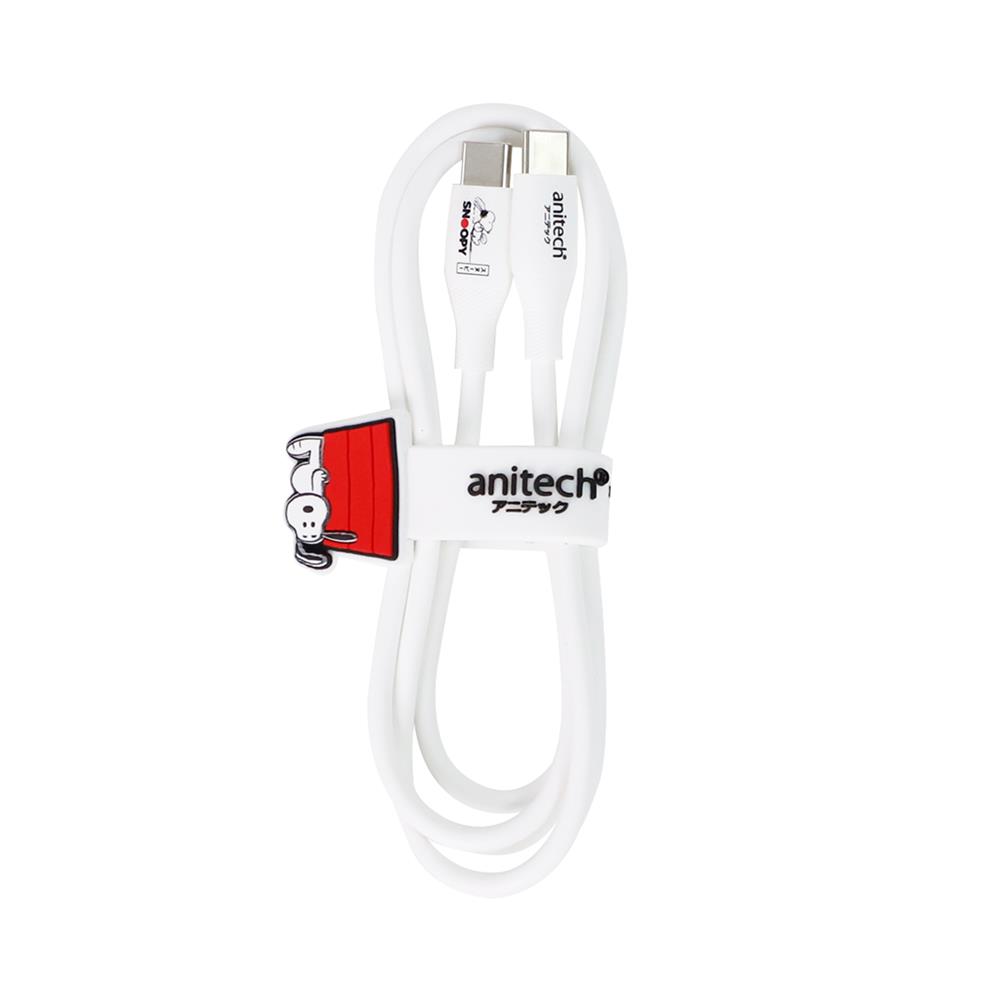 สายชาร์จ TYPE-C to TYPE-C ANITECH SNP-C001 สีขาว