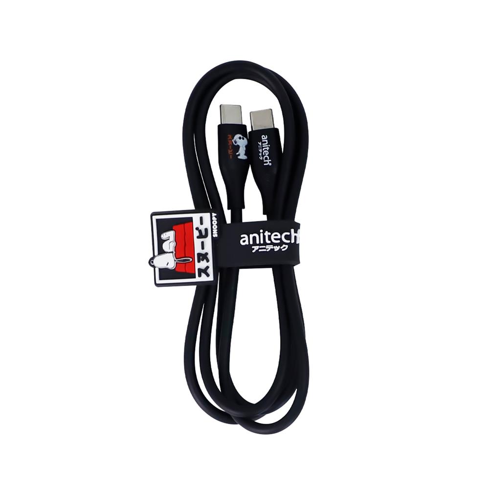 สายชาร์จ TYPE-C to TYPE-C ANITECH SNP-C001 สีดำ