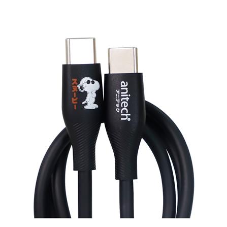สายชาร์จ TYPE-C to TYPE-C ANITECH SNP-C001 สีดำ_1