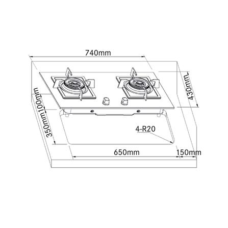 เตาฝัง+เครื่องดูดควัน FRANKE FS7222+ARNO90XS_4
