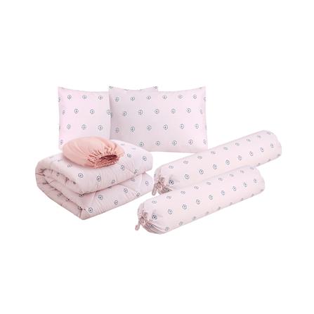 ชุดผ้าปูที่นอน 6 ฟุต (ชุด 6 ชิ้น) HOME LIVING STYLE SO BLOOM สี LIGHT PINK_2