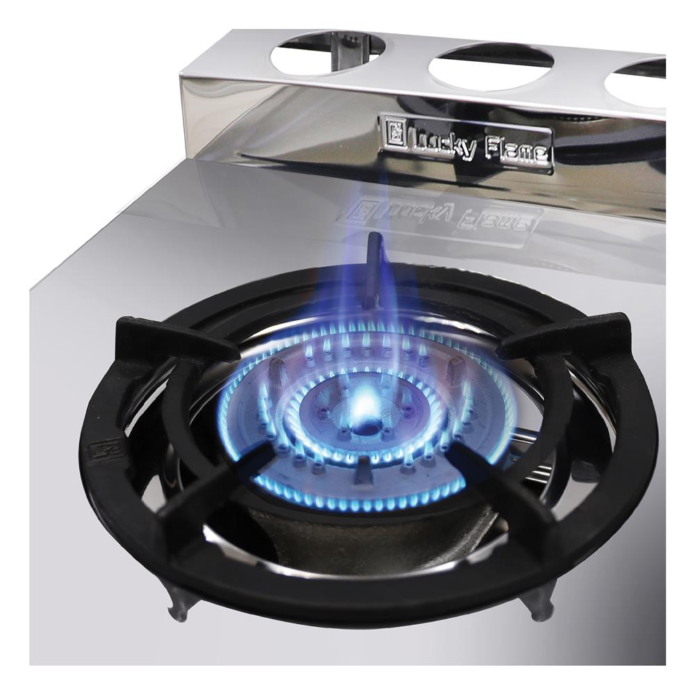 เตาแก๊สตั้งพื้น 2 หัวแก๊ส LUCKY FLAME AT-402RTTC