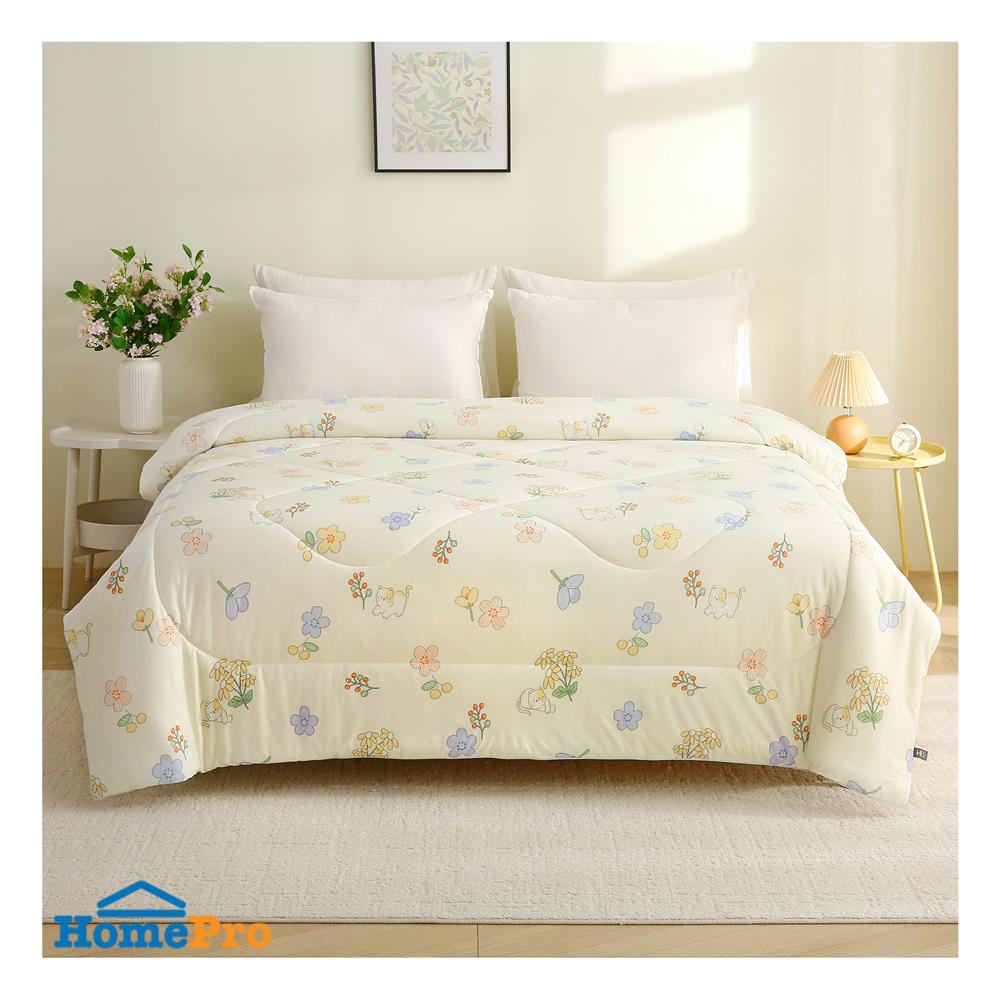 ผ้าห่ม HOME LIVING STYLE MEADOW CAT 70x90 นิ้ว สี CREAM