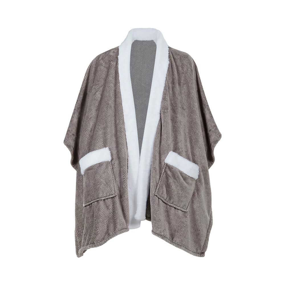 ผ้าห่มคลุมไหล่ HOME LIVING STYLE NEST 50x70 นิ้ว สี BROWN_0