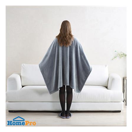ผ้าห่มคลุมไหล่ HOME LIVING STYLE HUG 50x70 นิ้ว สี GREY_7