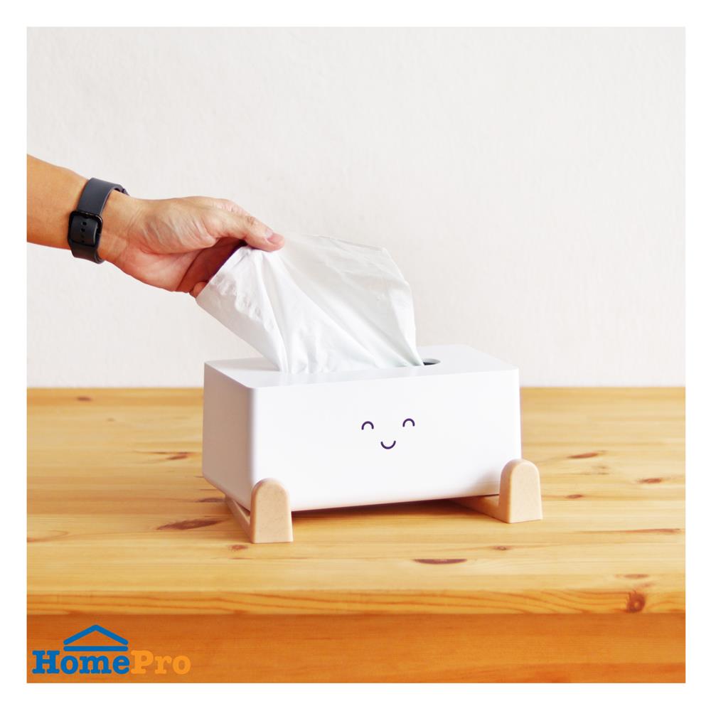 กล่องทิชชู่ซอฟท์แพค MINIMAL SCULPT FRIEND SMILE