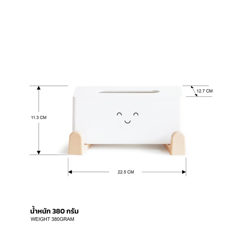 กล่องทิชชู่ซอฟท์แพค MINIMAL SCULPT FRIEND SMILE