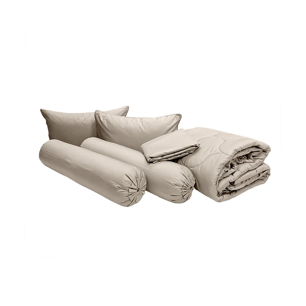 ชุดผ้าปูที่นอน 6 ฟุต (ชุด 6 ชิ้น) STEVENS PURE COTTON ML21CR