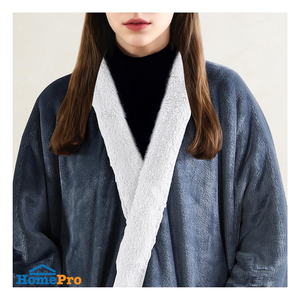 ผ้าห่มคลุมไหล่ HOME LIVING STYLE COZE 50x70 นิ้ว สี NAVY