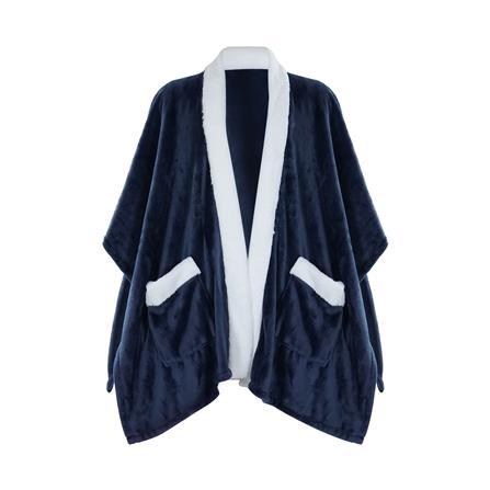 ผ้าห่มคลุมไหล่ HOME LIVING STYLE COZE 50x70 นิ้ว สี NAVY_1