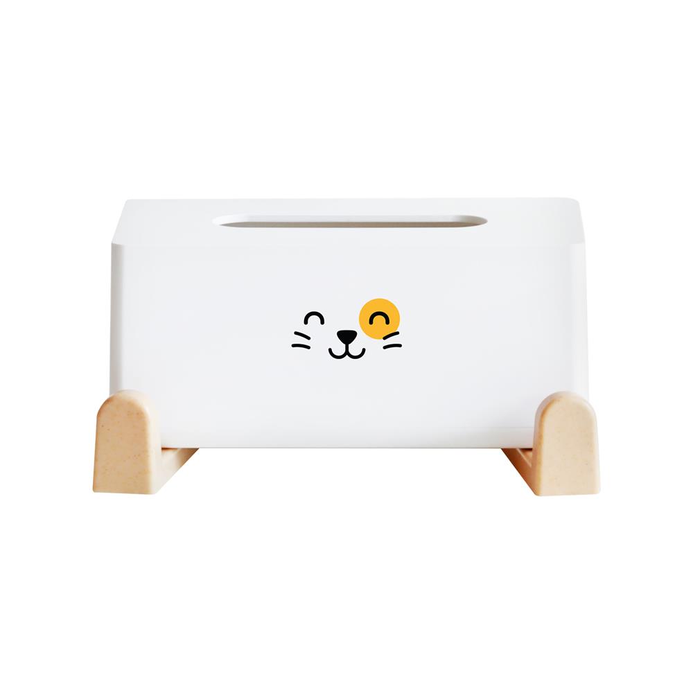 กล่องทิชชู่ MINIMAL SCULPT CAT SMILE
