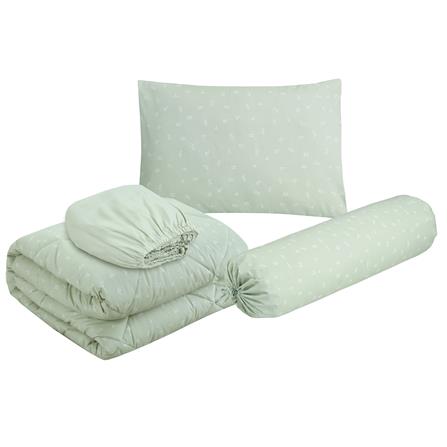 ชุดผ้าปูที่นอน 6 ฟุต (ชุด 6 ชิ้น) HOME LIVING STYLE SHADOW สี GREEN_1