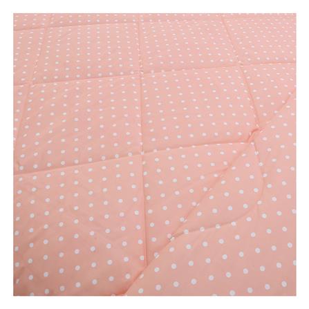 ชุดผ้าปูที่นอน 6 ฟุต (ชุด 6 ชิ้น) HOME LIVING STYLE SWEET DOT สี PINK_3