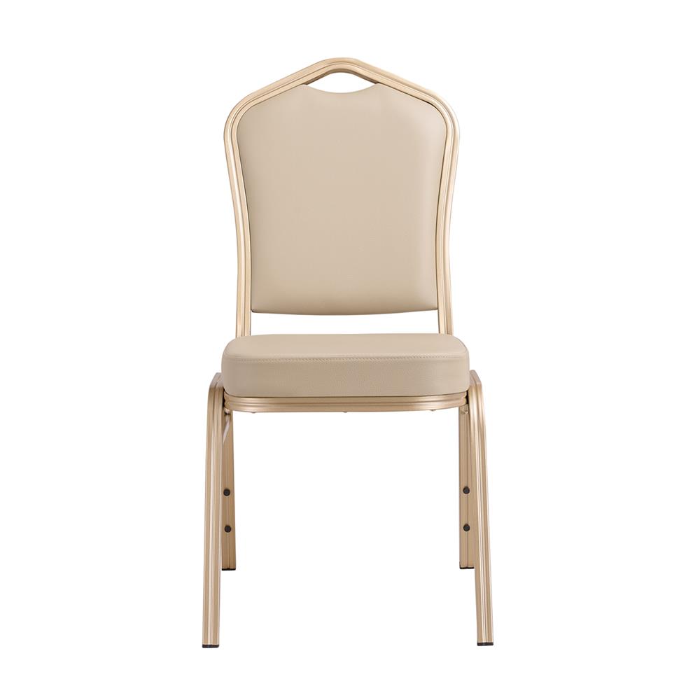 เก้าอี้จัดเลี้ยง FURDINI AURA PU สีน้ำตาล/ทอง