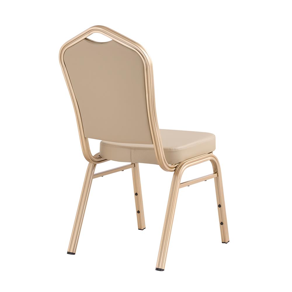 เก้าอี้จัดเลี้ยง FURDINI AURA PU สีน้ำตาล/ทอง