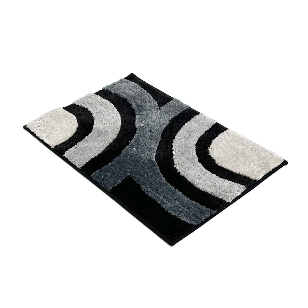 พรม HOME LIVING STYLE CURVE 45x70ซม. สีดำ