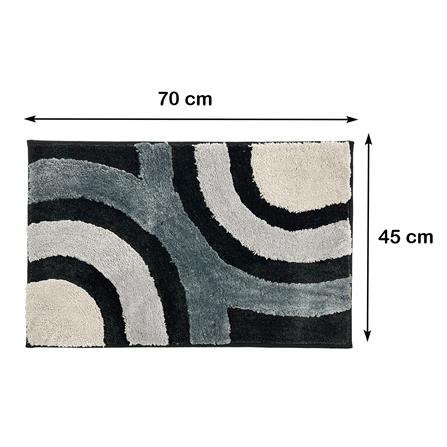 พรม HOME LIVING STYLE CURVE 45x70ซม. สีดำ_10