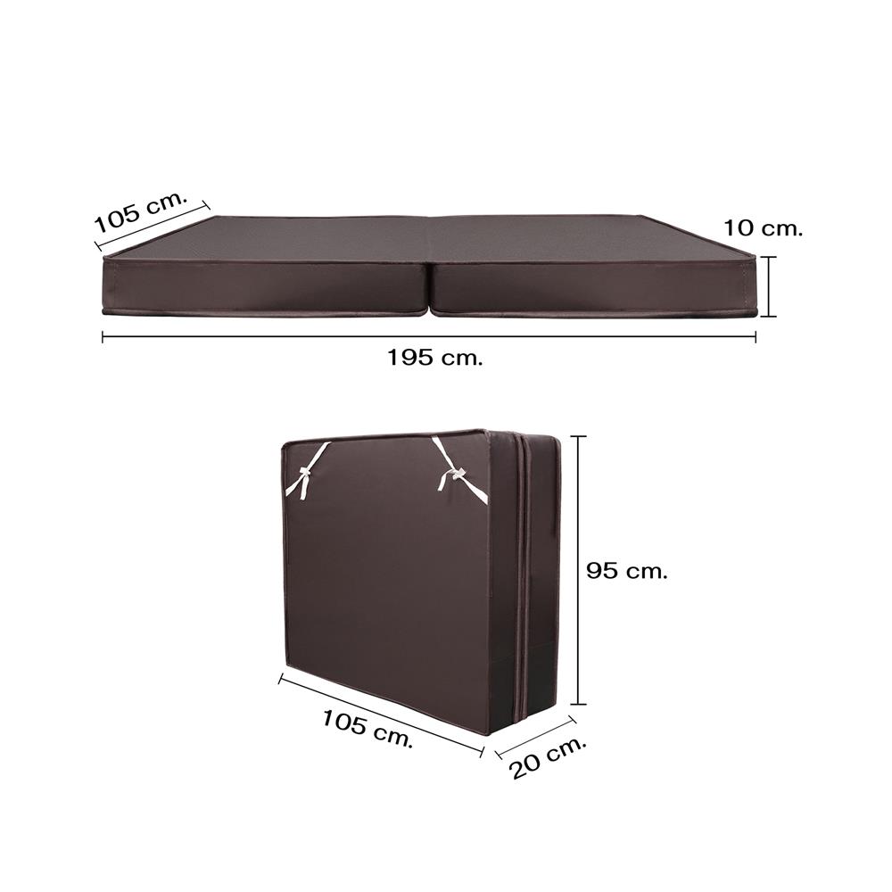 เตียงพับพร้อม TOPPER THAIBULL SSTPE245-105(TNR) สีดำ
