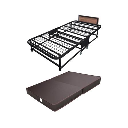 เตียงพับพร้อม TOPPER THAIBULL SSTPE245-105(TNR) สีดำ_3