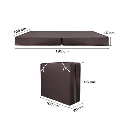 เตียงพับพร้อม TOPPER THAIBULL SSTPE245-105(TNR) สีดำ_12