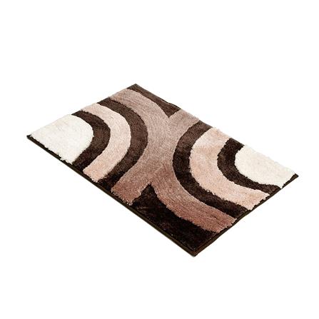 พรม HOME LIVING STYLE CURVE 45x70 ซม. สีน้ำตาล_5