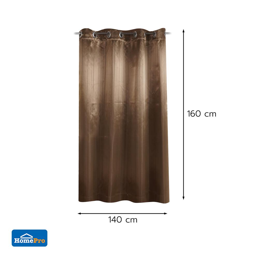 ผ้าม่าน EYELET HOME LIVING STYLE VIERA UV 140x160 ซม. สีน้ำตาล
