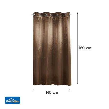 ผ้าม่าน EYELET HOME LIVING STYLE VIERA UV 140x160 ซม. สีน้ำตาล_6