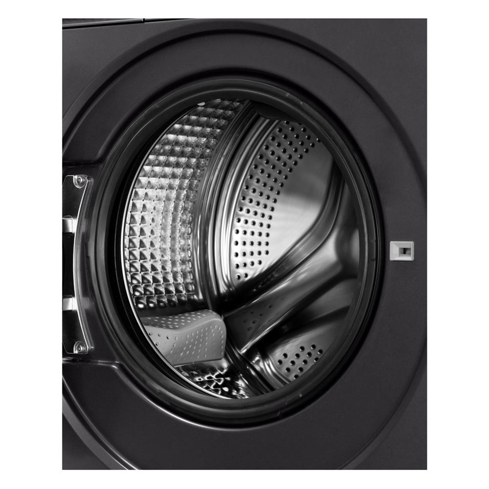 เครื่องซักอบผ้าฝาหน้า HAIER HWD140-BP14367S8U1 14/8 กก. 1400RPM อินเวอร์เตอร์ สีดำเงิน