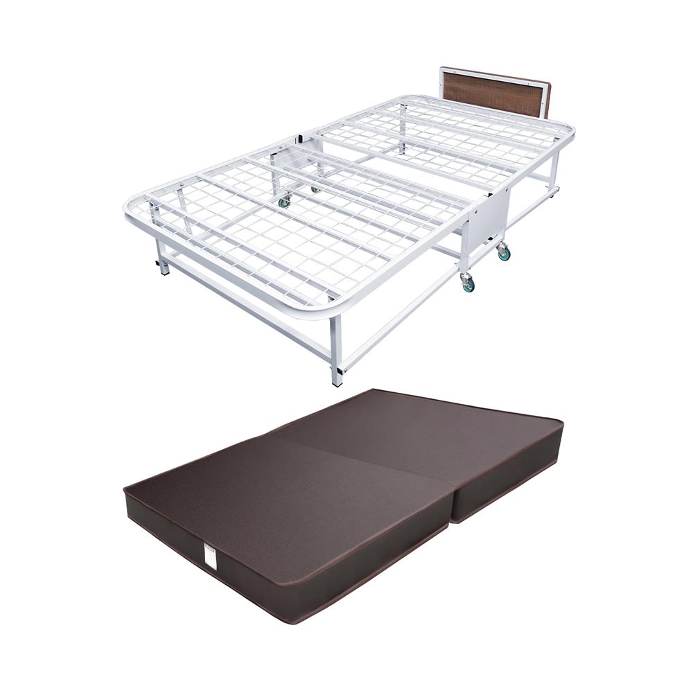 เตียงพับพร้อม TOPPER THAIBULL SSTPE245-105(TNR) สีขาว