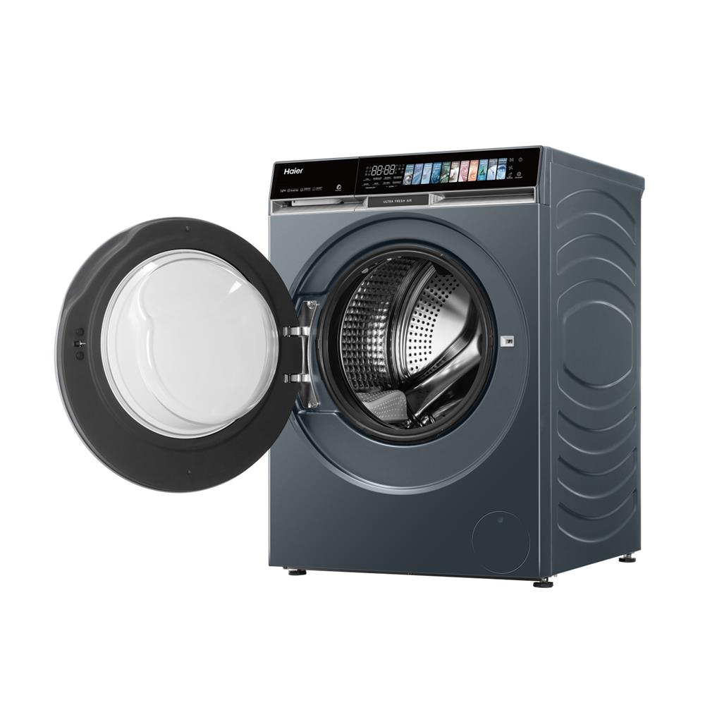 เครื่องซักผ้าฝาหน้า HAIER HW140-BPD14387GNU1 14 กก. 1400 RPM อินเวอร์เตอร์ สีฟ้าครามเข้ม