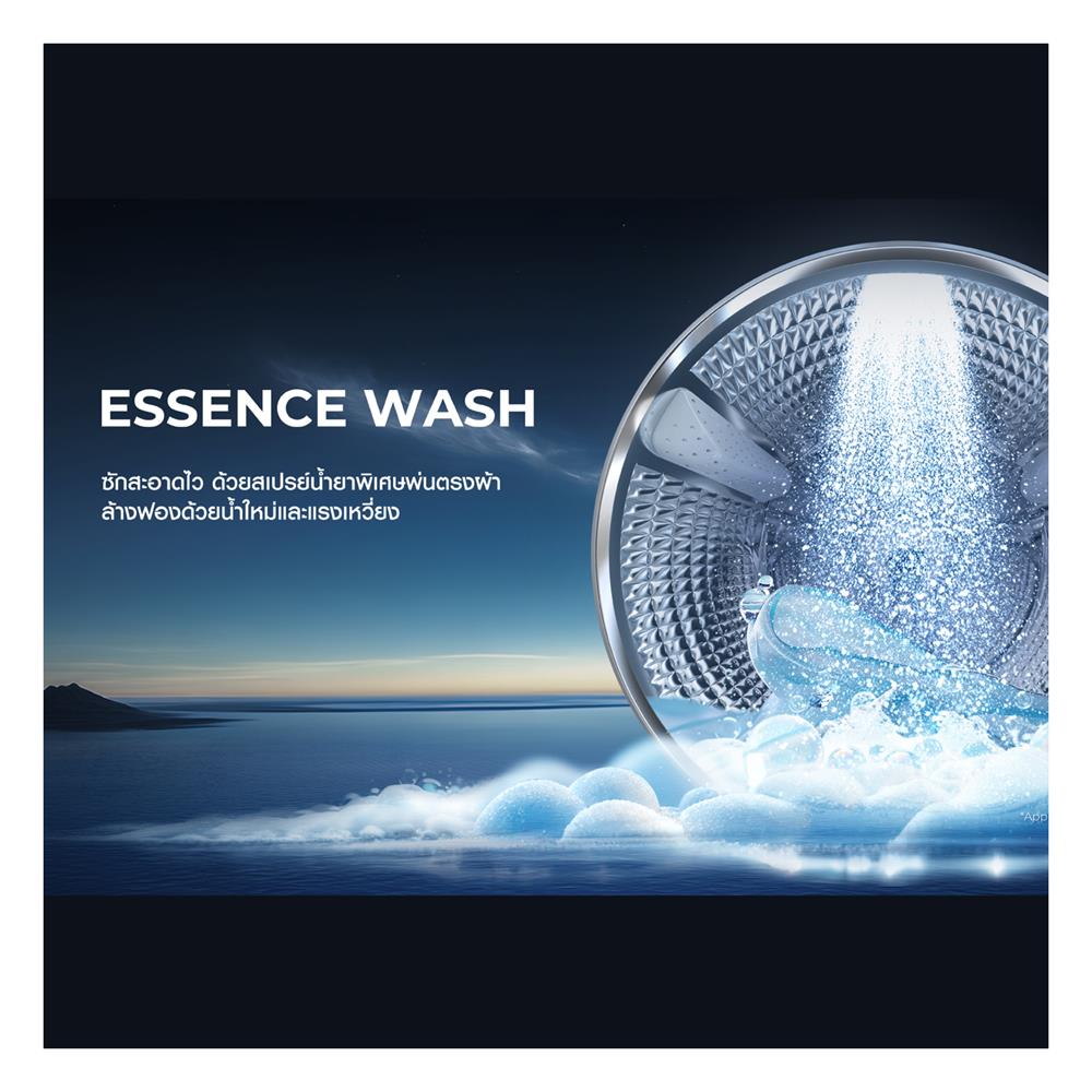 เครื่องซักผ้าฝาหน้า HAIER HW140-BPD14387GNU1 14 กก. 1400 RPM อินเวอร์เตอร์ สีฟ้าครามเข้ม