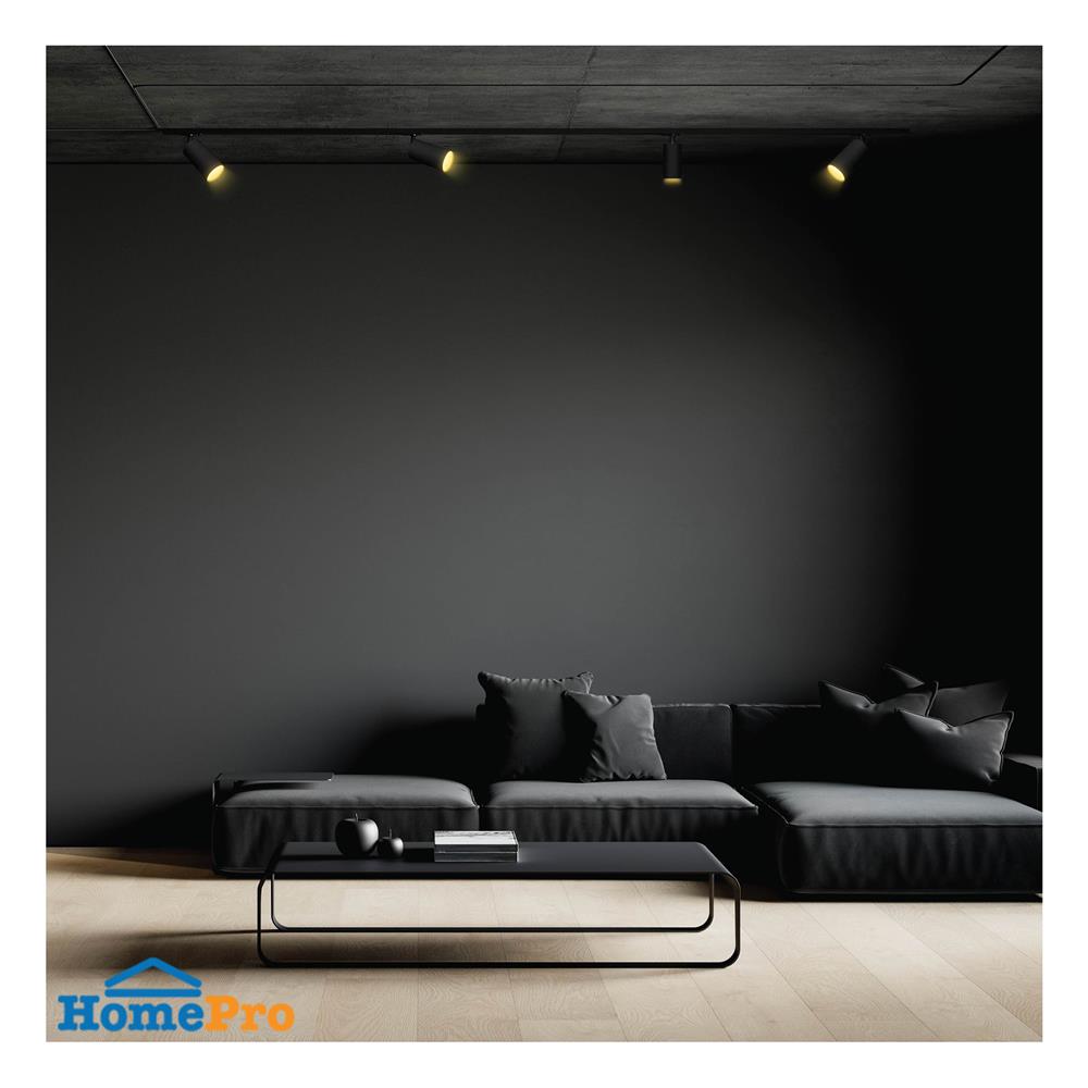 ข้อต่อรางไฟแทรกไลท์ LAMPTAN TRACK CONNECTOR 1 WAY สีดำ